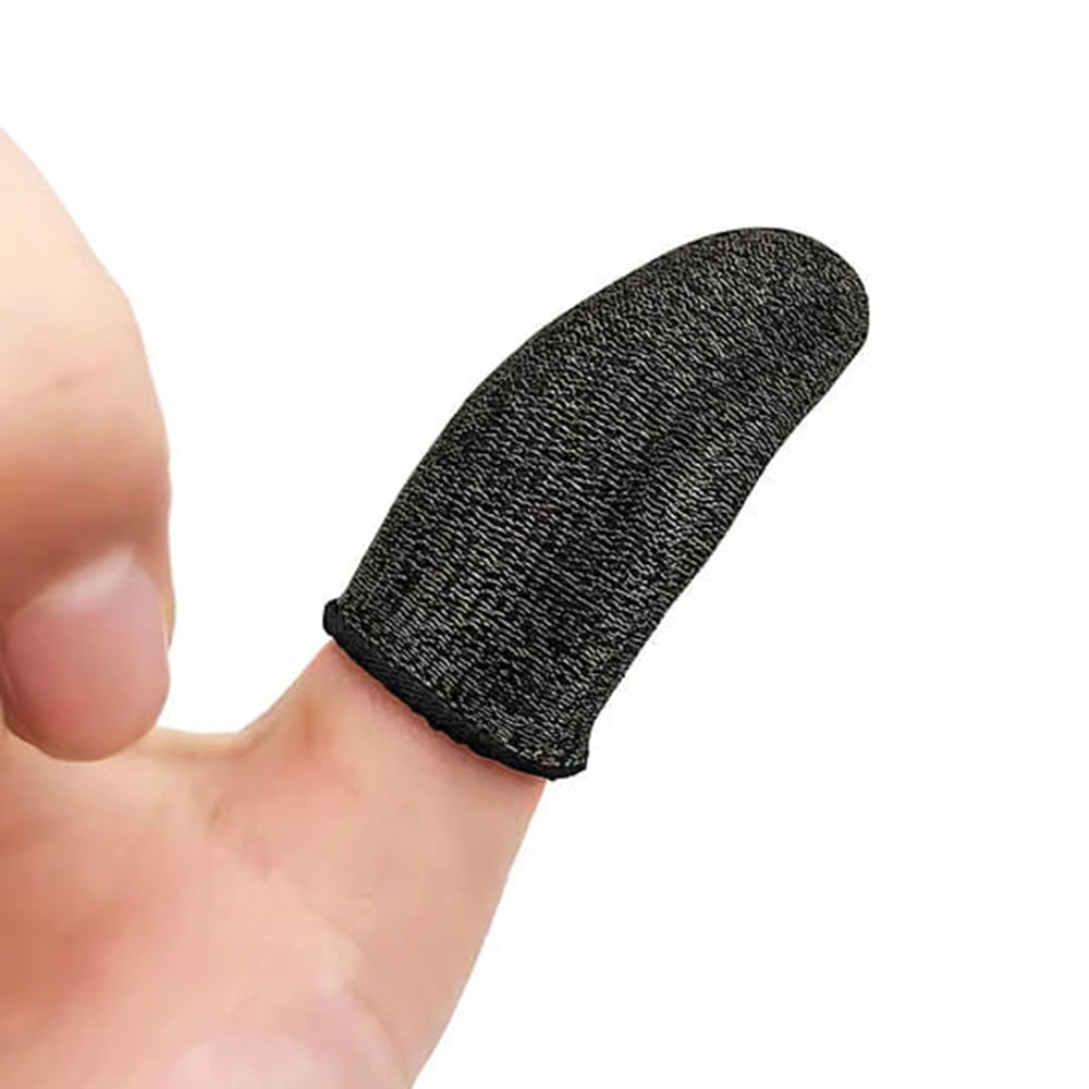 Hoco - (2 pack) Mobile Gaming Finger Sleeve Phantom (GM4) - for Peaceful Elite, King of Glory, Call of Duty - Black / Si