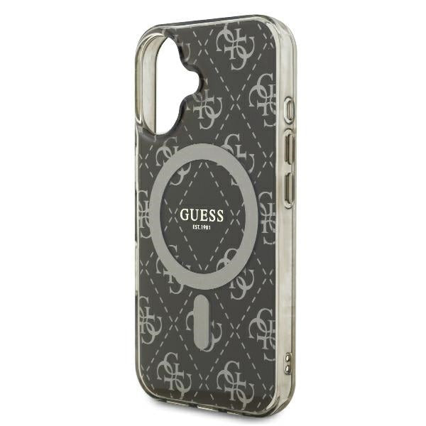 Guess - IML 4G Background MagSafe (GUHMP16MH4DTEW) - iPhone 16 Plus - Brown