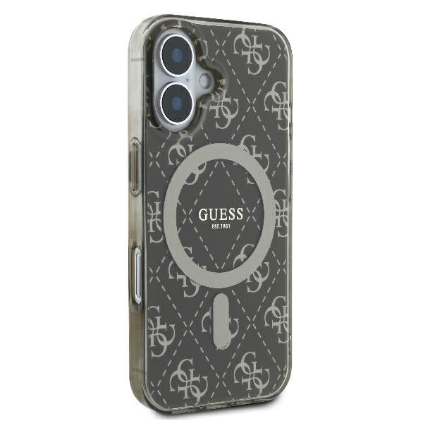 Guess - IML 4G Background MagSafe (GUHMP16MH4DTEW) - iPhone 16 Plus - Brown