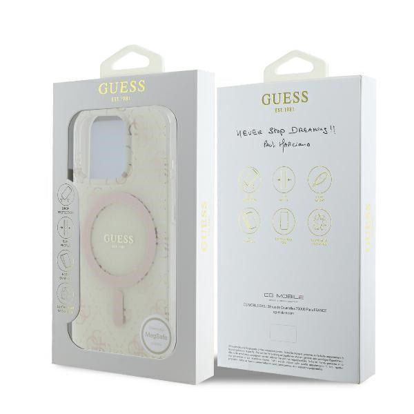 Guess - IML 4G Background MagSafe (GUHMP16LH4DTEH) - iPhone 16 Pro - White