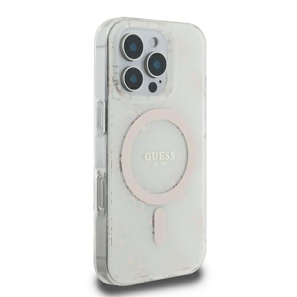 Guess - IML 4G Background MagSafe (GUHMP16LH4DTEH) - iPhone 16 Pro - White