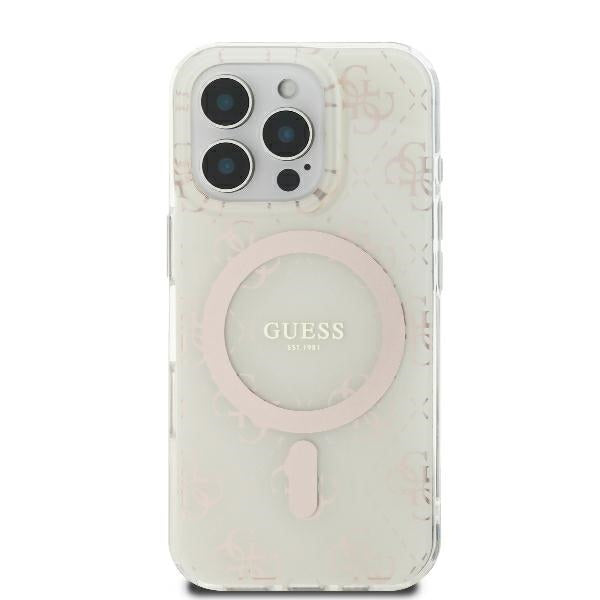 Guess - IML 4G Background MagSafe (GUHMP16LH4DTEH) - iPhone 16 Pro - White