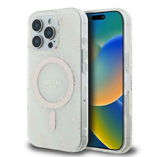 Guess - IML 4G Background MagSafe (GUHMP16LH4DTEH) - iPhone 16 Pro - White