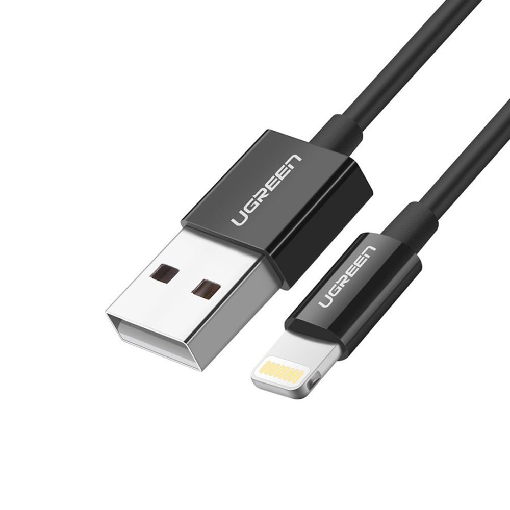 Ugreen - Data Cable (80823) - USB to Lightning MFi, 2.4A, 2m - Black