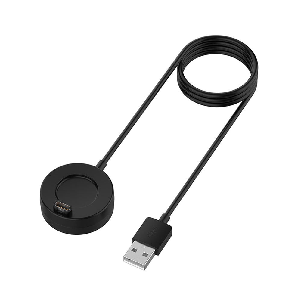 Techsuit - SmartWatch Wireless Charging Cable (TGC4) - for Garmin Fenix 5/5 Plus/6/6X/7X, USB, 5W, 1m with Desk Holder -