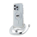 Karl Lagerfeld - IML Crossbody MagSafe (KLHMP15XHCKHNT) - iPhone 15 Pro Max - Transparent Karl Head