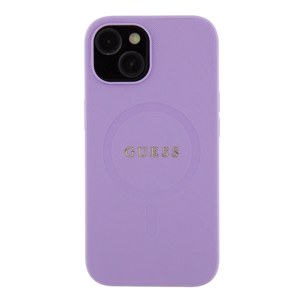 Guess - Saffiano MagSafe (GUHMP15SPSAHMCU) - iPhone 15 - Purple