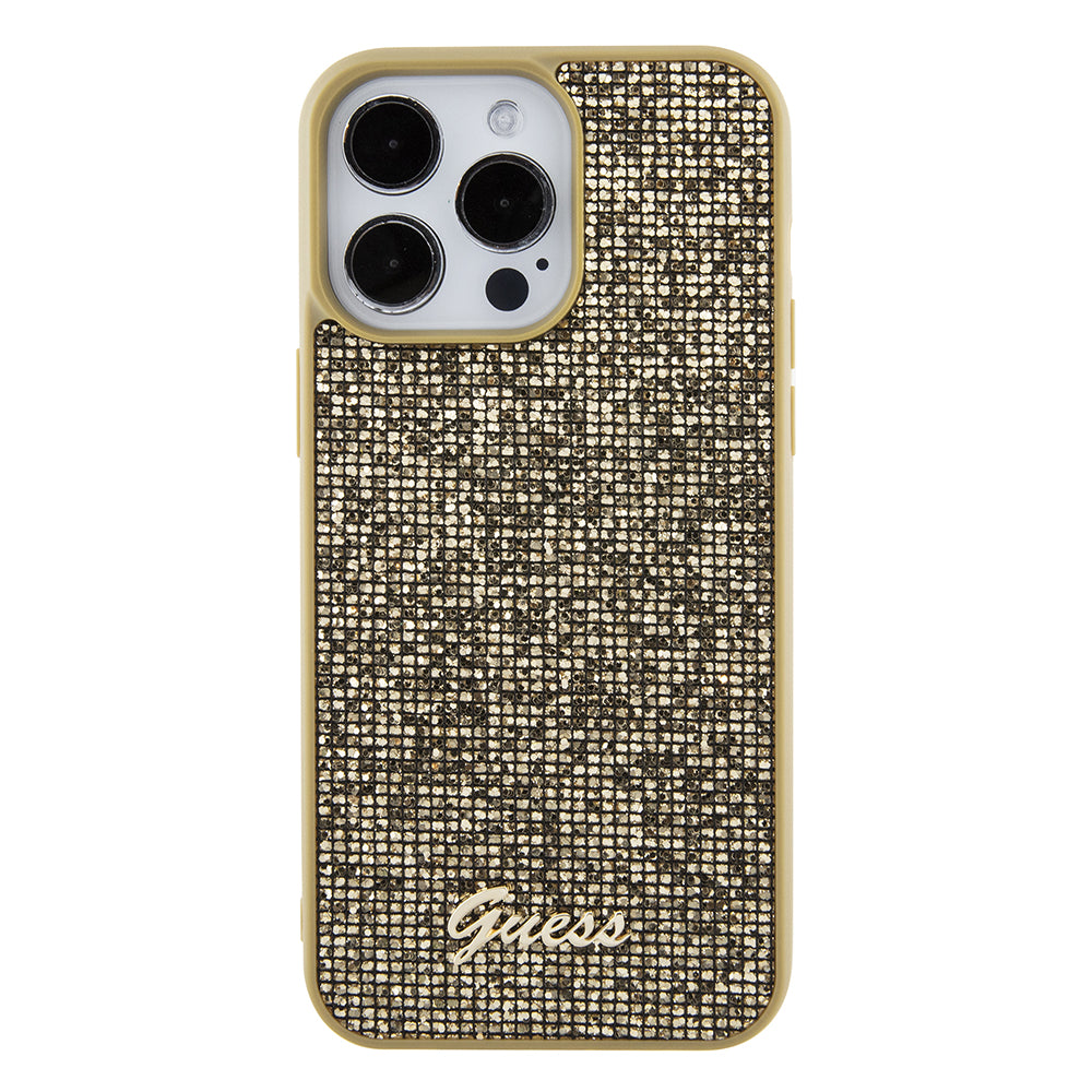 Guess - Disco Metal Script (GUHCP15XPMSDGSD) - iPhone 15 Pro Max - Gold