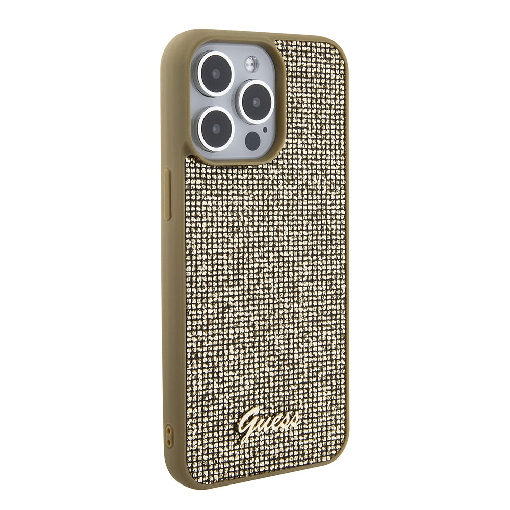 Guess - Disco Metal Script (GUHCP15XPMSDGSD) - iPhone 15 Pro Max - Gold