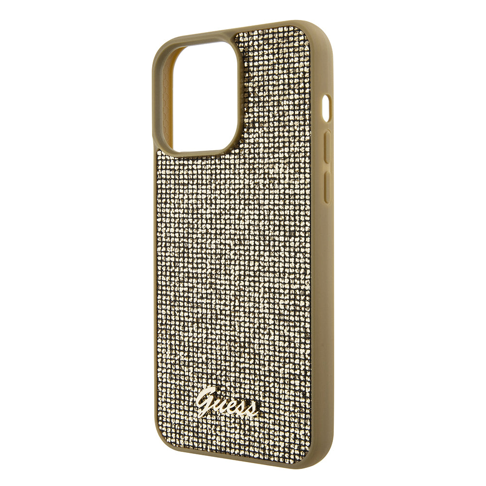Guess - Disco Metal Script (GUHCP15XPMSDGSD) - iPhone 15 Pro Max - Gold