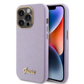 Guess - Glitter Glossy Script (GUHCP15LPGMCSL) - iPhone 15 Pro - Light Purple