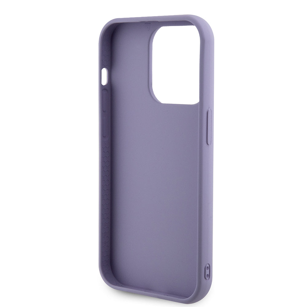 Guess - Sequin Script Metal (GUHCP15LPSFDGSU) - iPhone 15 Pro - Purple