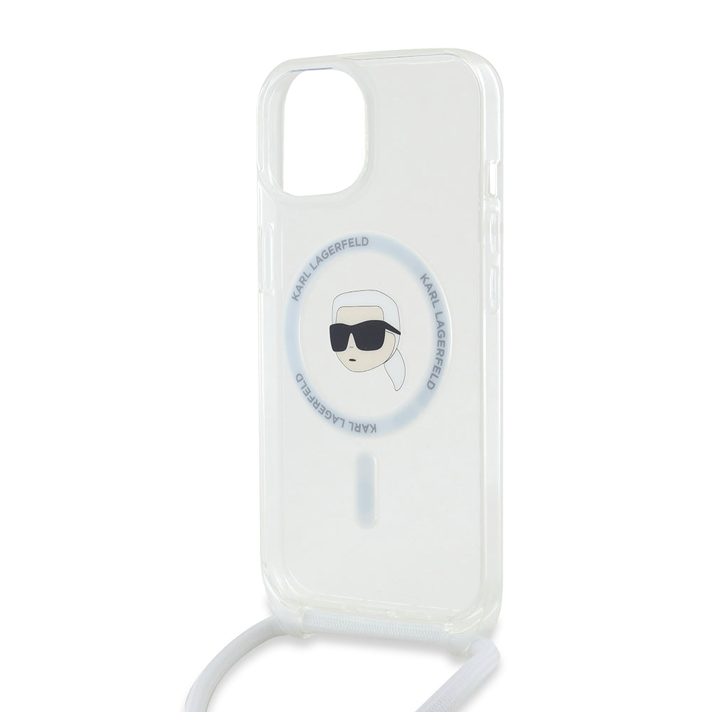 Karl Lagerfeld - IML Crossbody MagSafe (KLHMP15SHCKHNT) - iPhone 15 - Karl Head