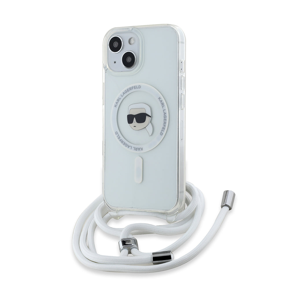 Karl Lagerfeld - IML Crossbody MagSafe (KLHMP15SHCKHNT) - iPhone 15 - Karl Head