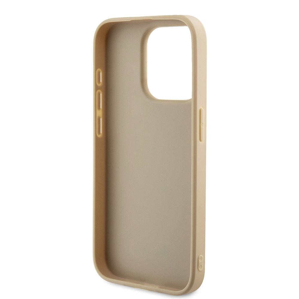 Guess - Saffiano Iridescent Script (GUHCP15LPSAIRSD) - iPhone 15 Pro - Gold