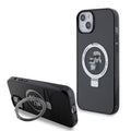 Karl Lagerfeld - Hardcase Ring Stand MagSafe (KLHMP15MHMRSKCK) - iPhone 15 Plus - Karl&Choupette