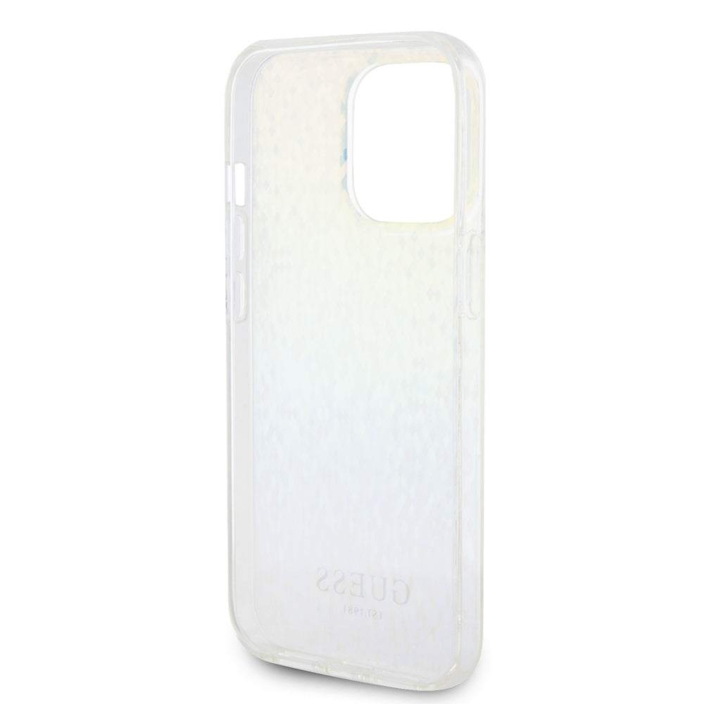 Guess - Hardcase IML Faceted Mirror Disco Iridescent (GUHCP15XHDECMI) - iPhone 15 Pro Max - Multicolour