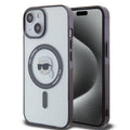 Karl Lagerfeld - IML MagSafe (KLHMP15MHKHNOTK) - iPhone 15 Plus - Transparent Karl`s Head