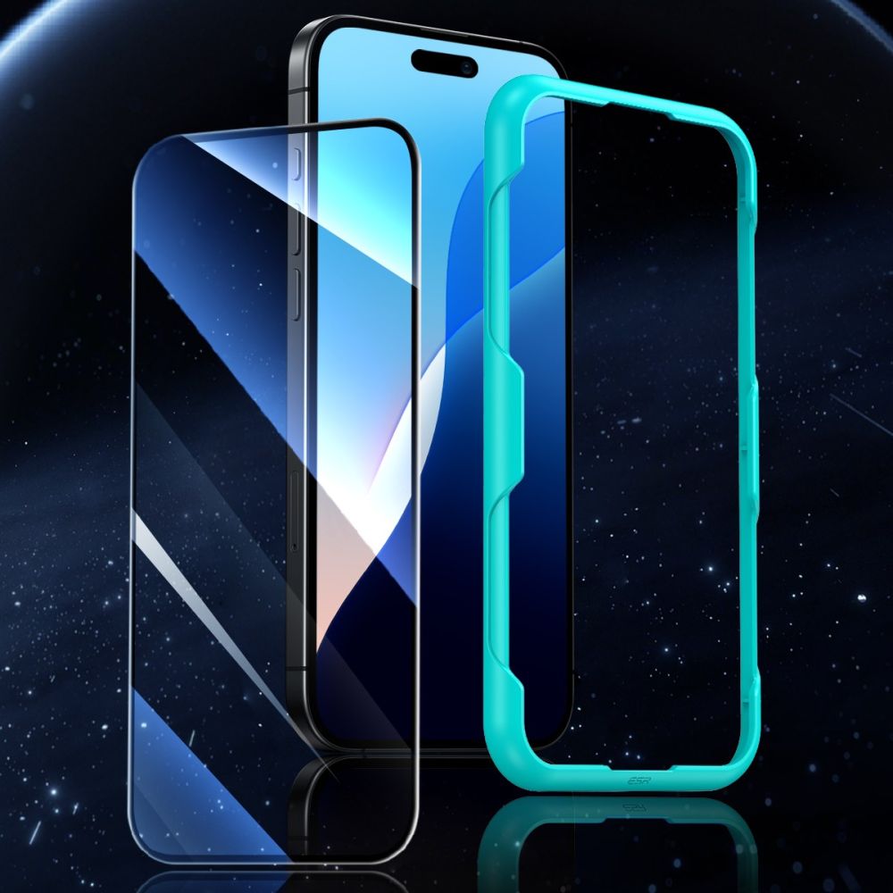 ESR - Tempered Glass (2 pack) - iPhone 16 Pro Max - Black