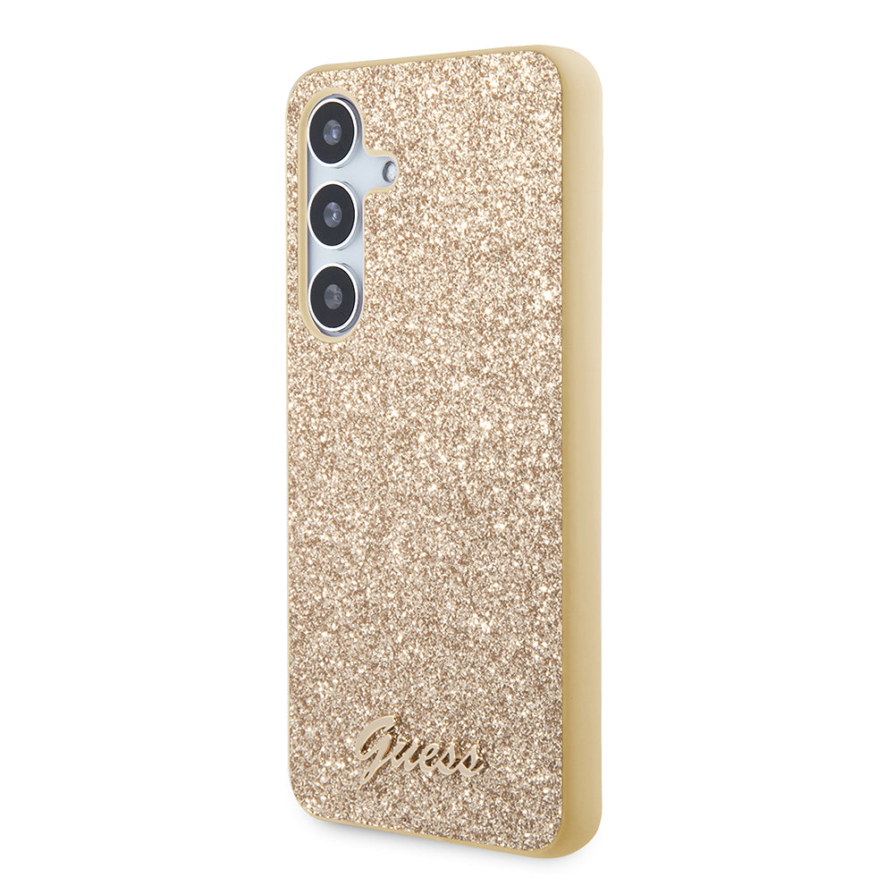 Guess - Glitter Script (GUHCS24MHGGSHD) - Samsung Galaxy S24 Plus - Gold