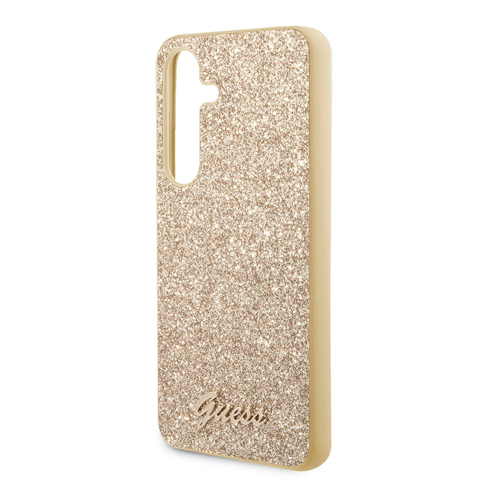 Guess - Glitter Script (GUHCS24MHGGSHD) - Samsung Galaxy S24 Plus - Gold