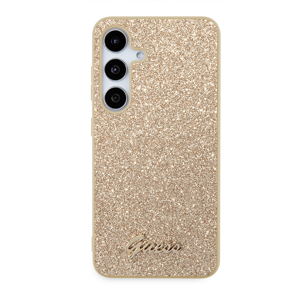 Guess - Glitter Script (GUHCS24MHGGSHD) - Samsung Galaxy S24 Plus - Gold