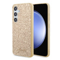 Guess - Glitter Script (GUHCS24MHGGSHD) - Samsung Galaxy S24 Plus - Gold