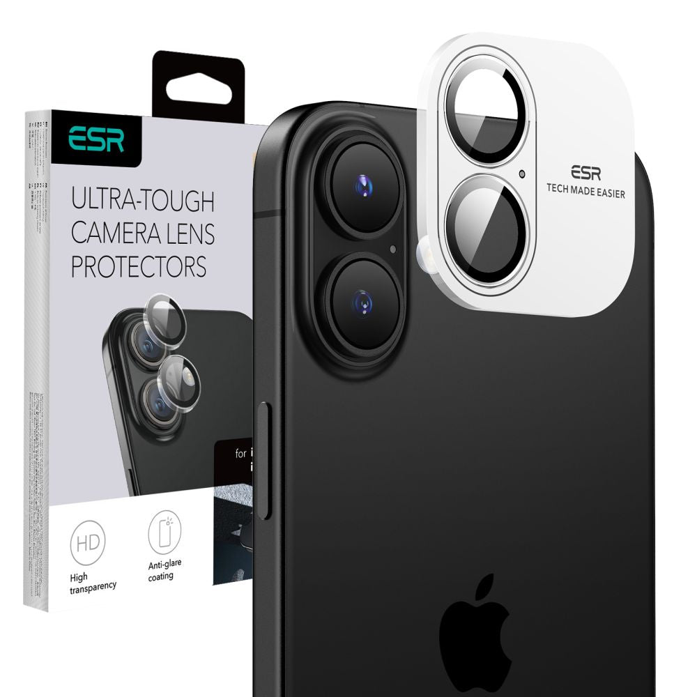 ESR - Armorite Camera Lens Protectors - iPhone 16 / iPhone 16 Plus / iPhone 17 - Clear