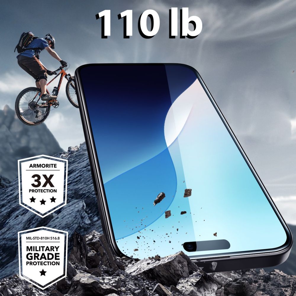 ESR - Armorite Screen Protector - iPhone 16 - Black