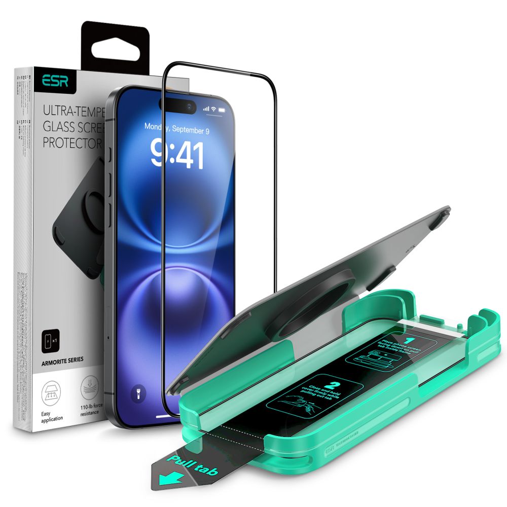 ESR - Armorite Screen Protector - iPhone 16 Plus / 15 Plus - Black