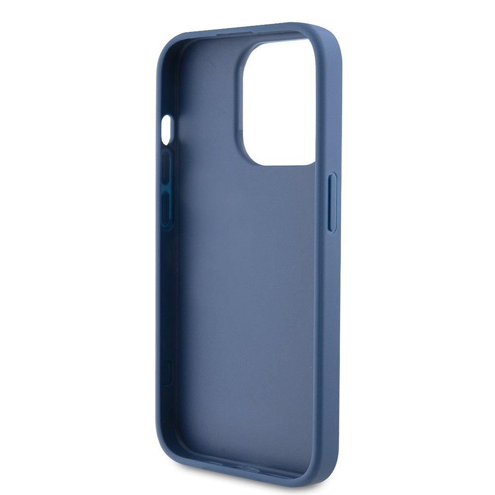 Guess Husa de protectie Guess Hardcase 4G Stripe Collection (GUHCP15LG4GLBL) compatibil cu iPhone 15 Pro, Albastru – ima