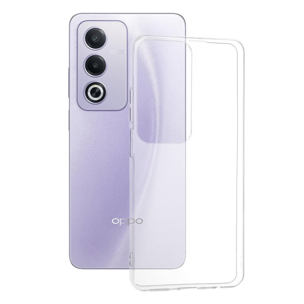 Techsuit - Clear Silicone [Big Lens Hole] - Oppo A80 5G - Transparent
