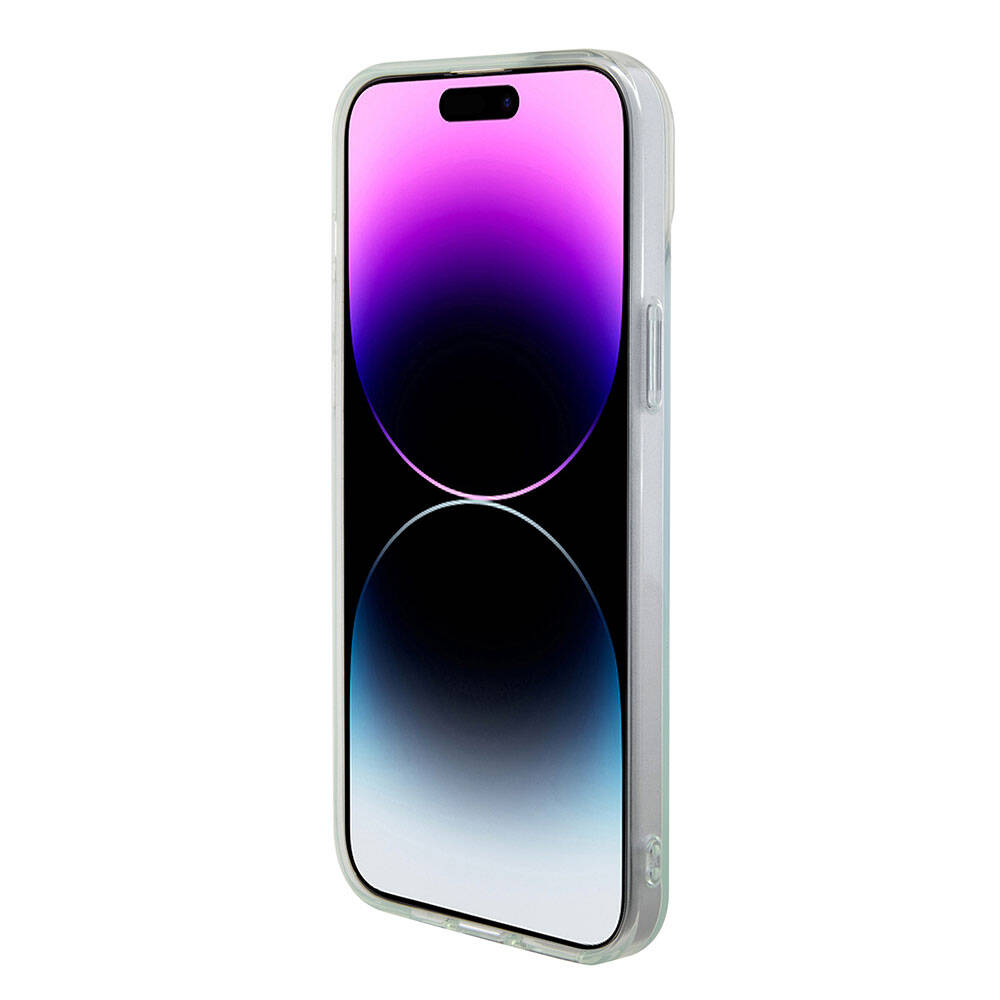 Guess - IML Iridescent MagSafe (GUHMP15XHITSQ) - iPhone 15 Pro Max - Turquoise
