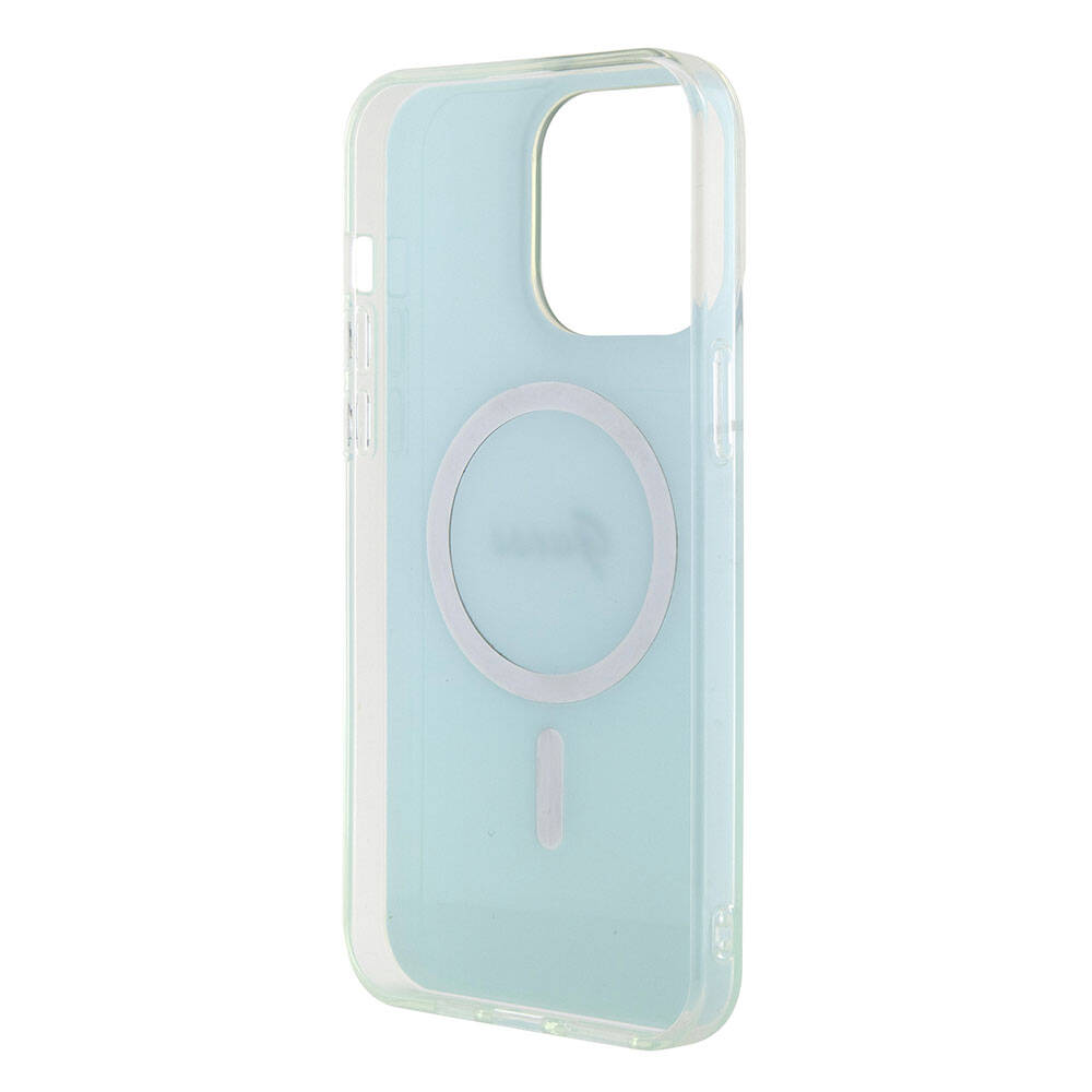 Guess - IML Iridescent MagSafe (GUHMP15XHITSQ) - iPhone 15 Pro Max - Turquoise