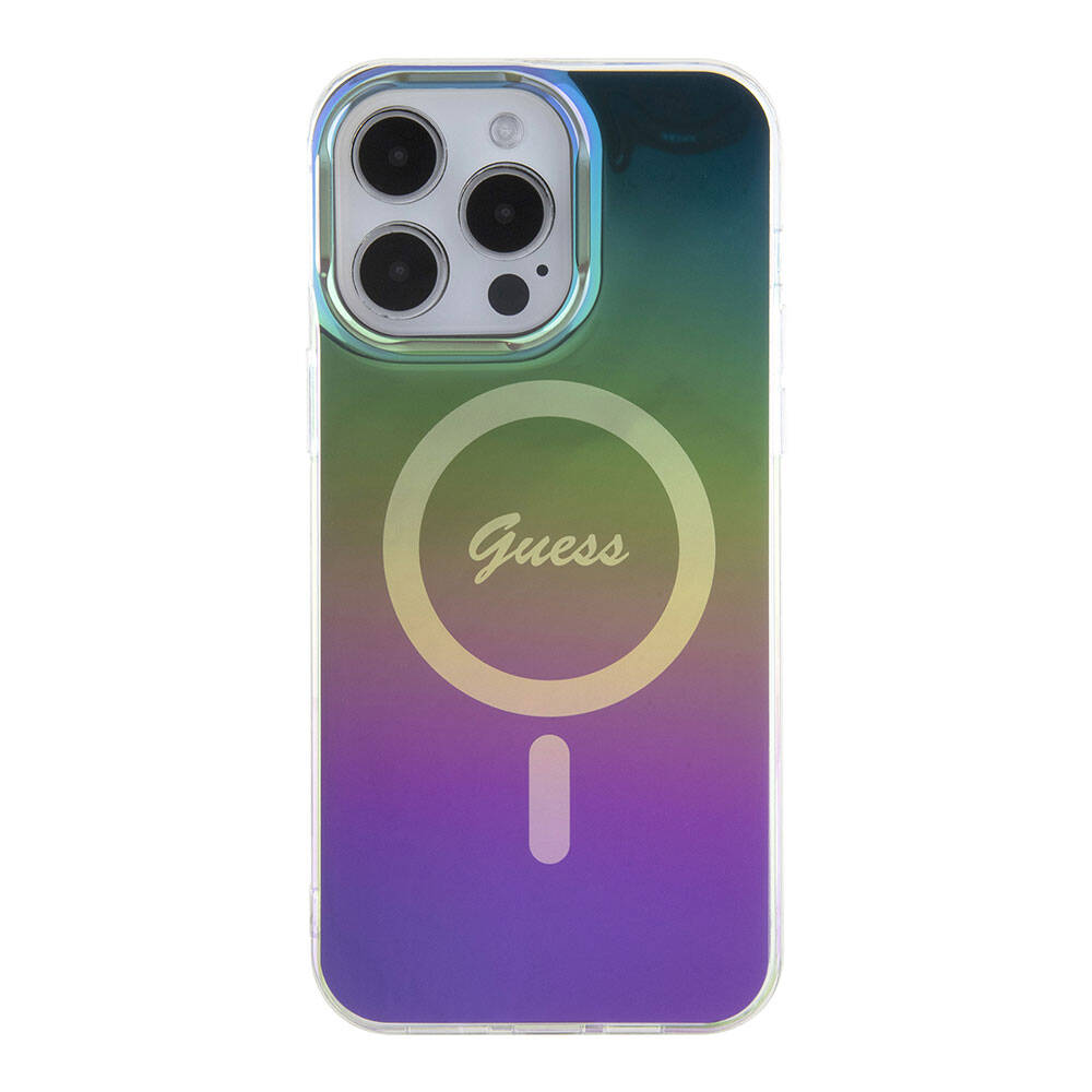 Guess - IML Iridescent MagSafe (GUHMP15LHITSK) - iPhone 15 Pro - Rainbow