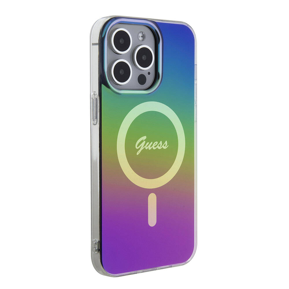 Guess - IML Iridescent MagSafe (GUHMP15LHITSK) - iPhone 15 Pro - Rainbow
