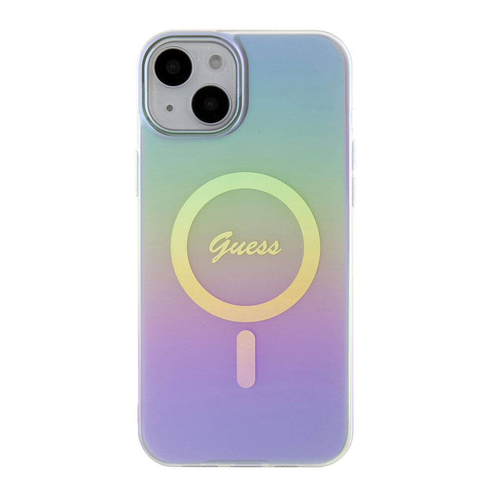 Guess - IML Iridescent MagSafe (GUHMP15SHITSU) - iPhone 15 - Purple