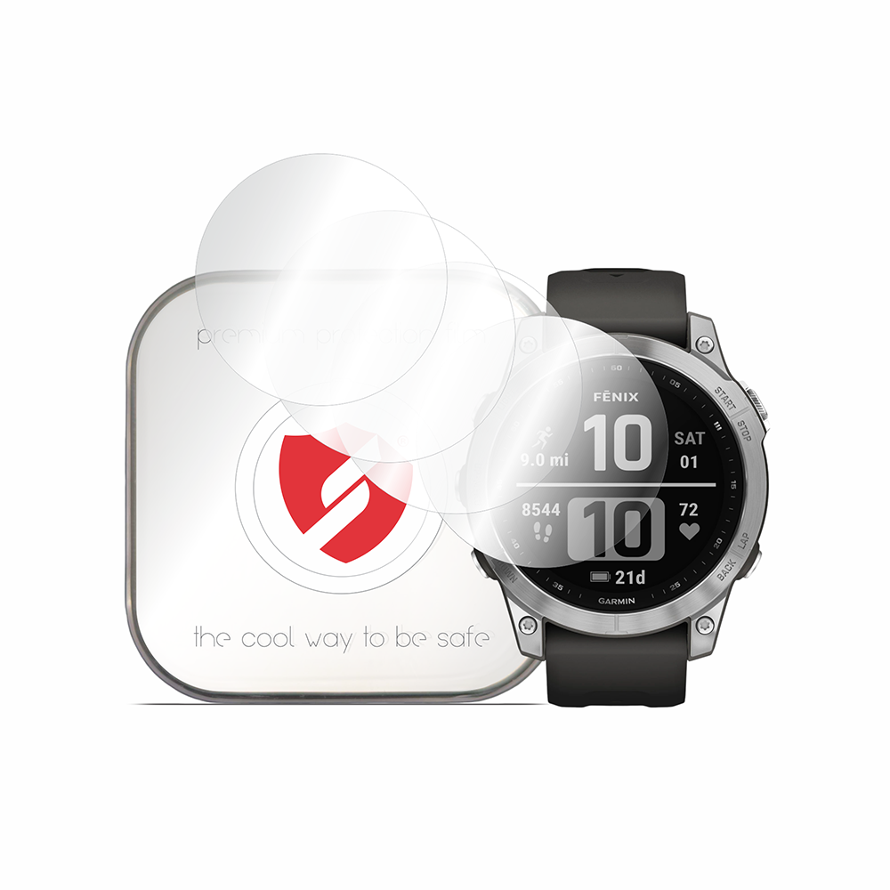 Smart Protection - Premium Classic (4 pack) - Garmin Fenix 7 - Clear
