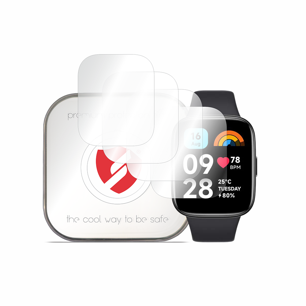 Smart Protection - Premium Classic (4 pack) - Apple Watch 4 / 5 / 6 / SE / SE 2 / SE 3 / 7 / 8 / 9 (40mm / 41mm) - Clear