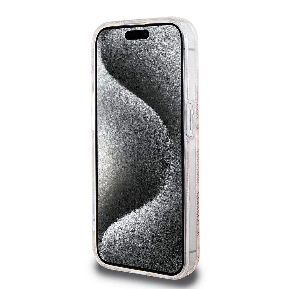 Guess - IML GCube MagSafe (GUHMP15XHGCUSTGP) - iPhone 15 Pro Max - Pink