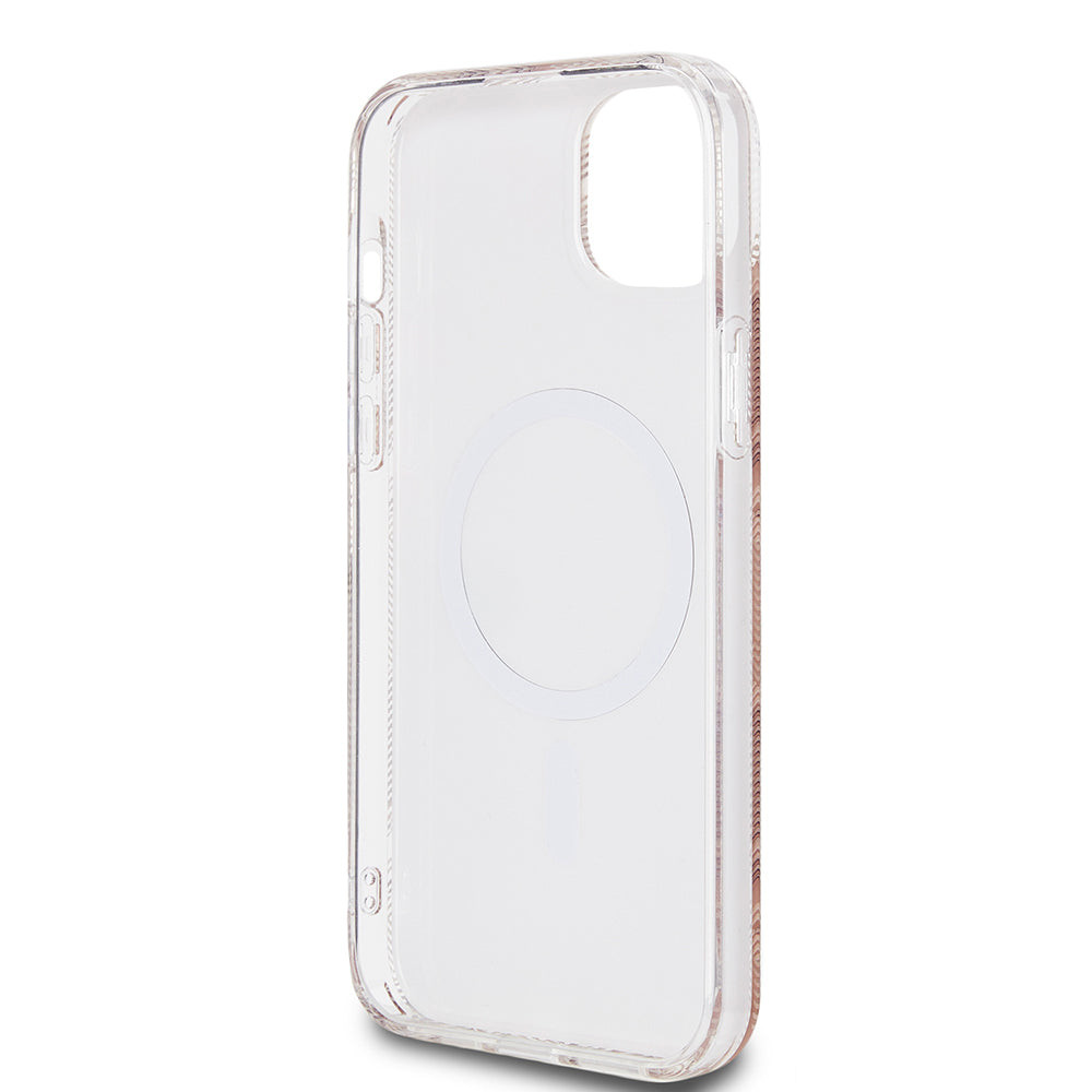 Guess - IML GCube MagSafe (GUHMP15MHGCUSTGW) - iPhone 15 Plus - Brown