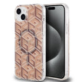 Guess - IML GCube MagSafe (GUHMP15MHGCUSTGW) - iPhone 15 Plus - Brown