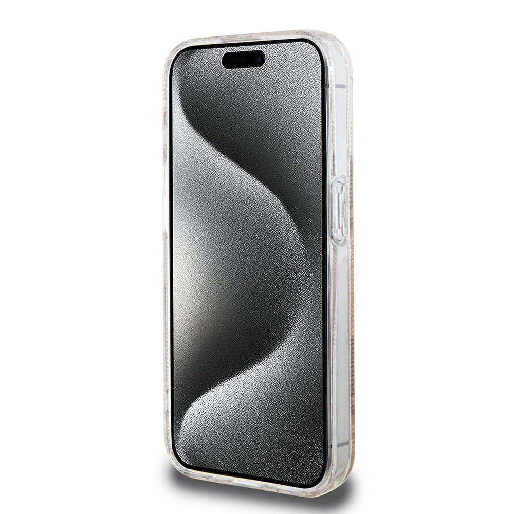 Guess - IML GCube MagSafe (GUHMP15LHGCUSTGW) - iPhone 15 Pro - Brown