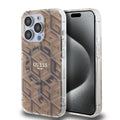 Guess - IML GCube MagSafe (GUHMP15LHGCUSTGW) - iPhone 15 Pro - Brown