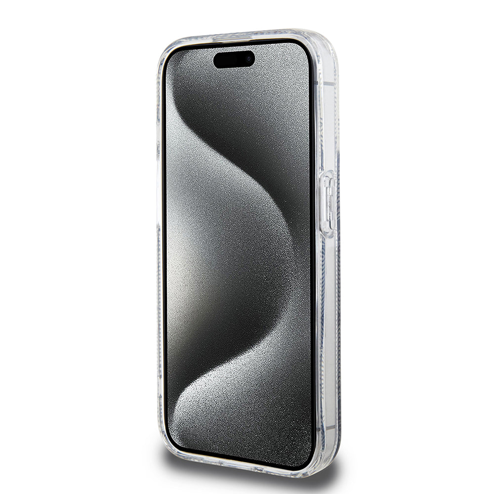 Guess - IML GCube MagSafe (GUHMP15LHGCUSTGK) - iPhone 15 Pro - Black