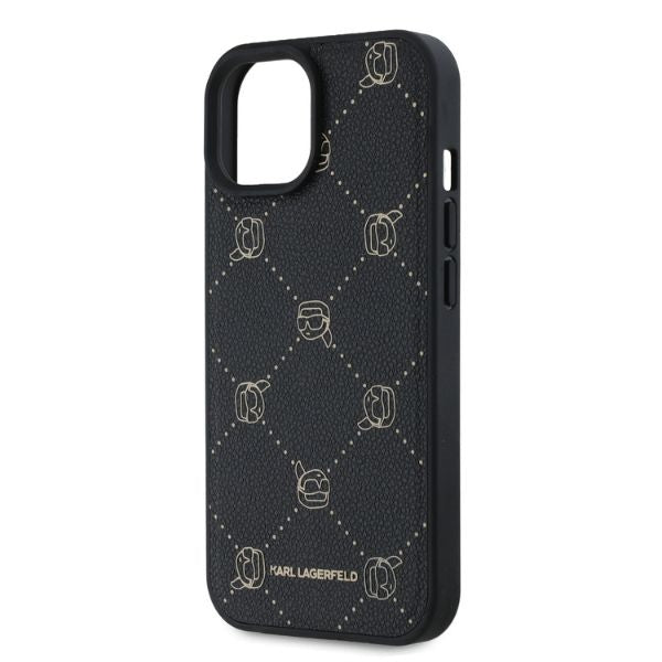 Karl Lagerfeld - Leather MagSafe (KLHMP15SPGKHPHK) - iPhone 15 - Karl Head