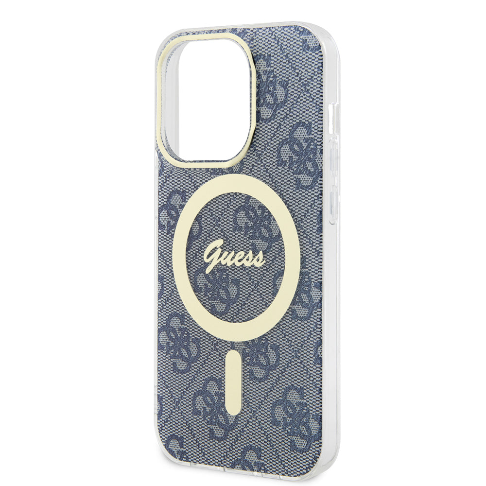 Guess - IML 4G MagSafe (GUHMP15LH4STB) - iPhone 15 Pro - Blue