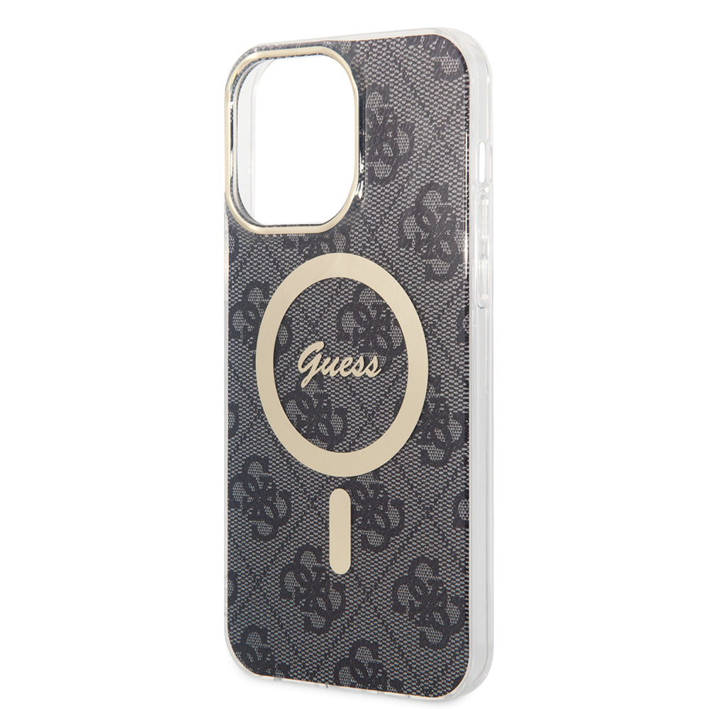 Guess - IML 4G MagSafe (GUHMP15LH4STK) - iPhone 15 Pro - Black