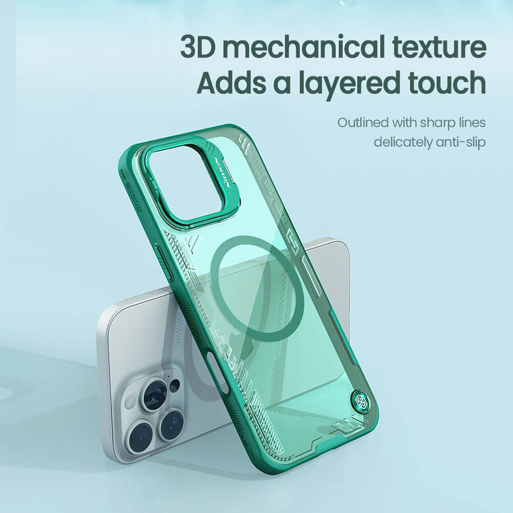 Nillkin - Iceblade Prop Magnetic (with Camera Cutout) - iPhone 16 Pro - Green