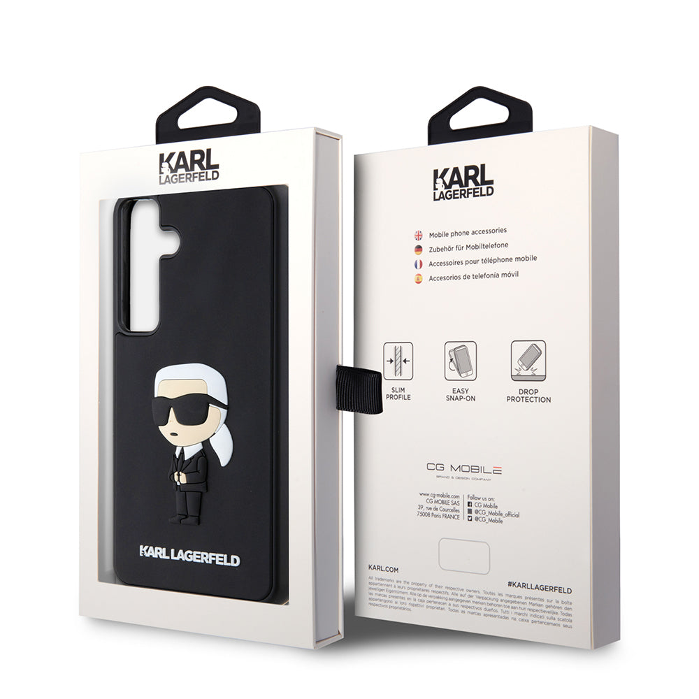 Karl Lagerfeld - 3D Design (KLHCS24M3DRKINK) - Samsung Galaxy S24 Plus - Rubber Ikonik